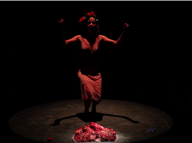 Du sang sur les roses, photo de spectacle, Margot Alexandre